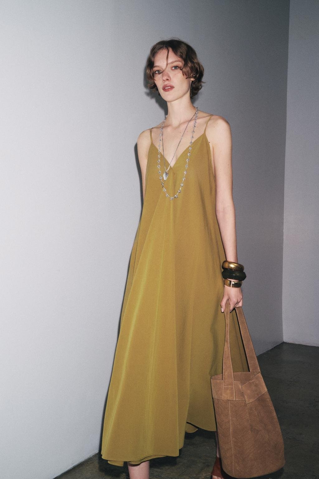 Robe ZARA En Popeline Évasée