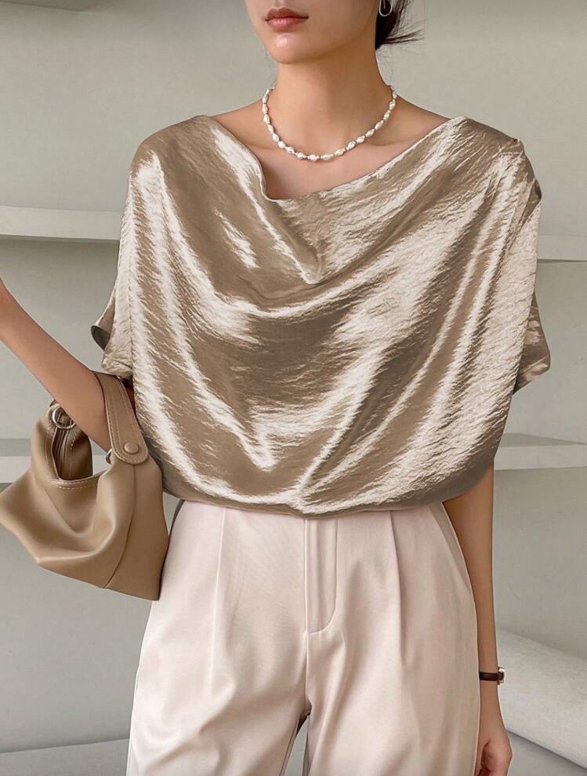Blouse gold