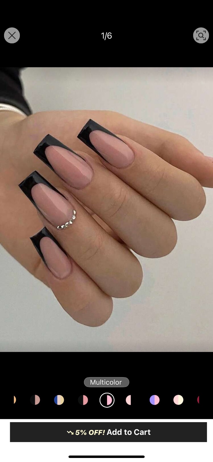 Press on nails from shein for baddies✨
