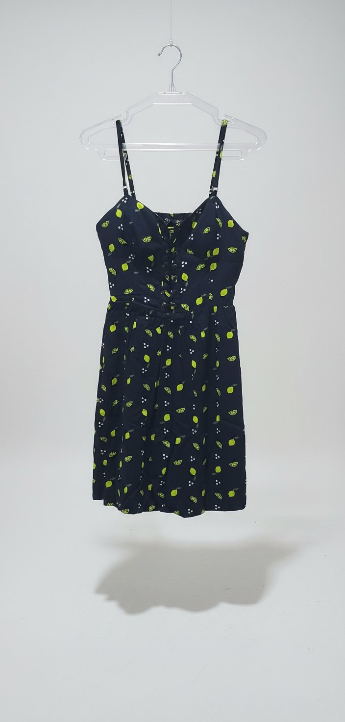 Robe noir citron