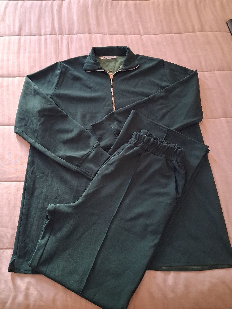 Set vert pour femme voilé ou nn voilé