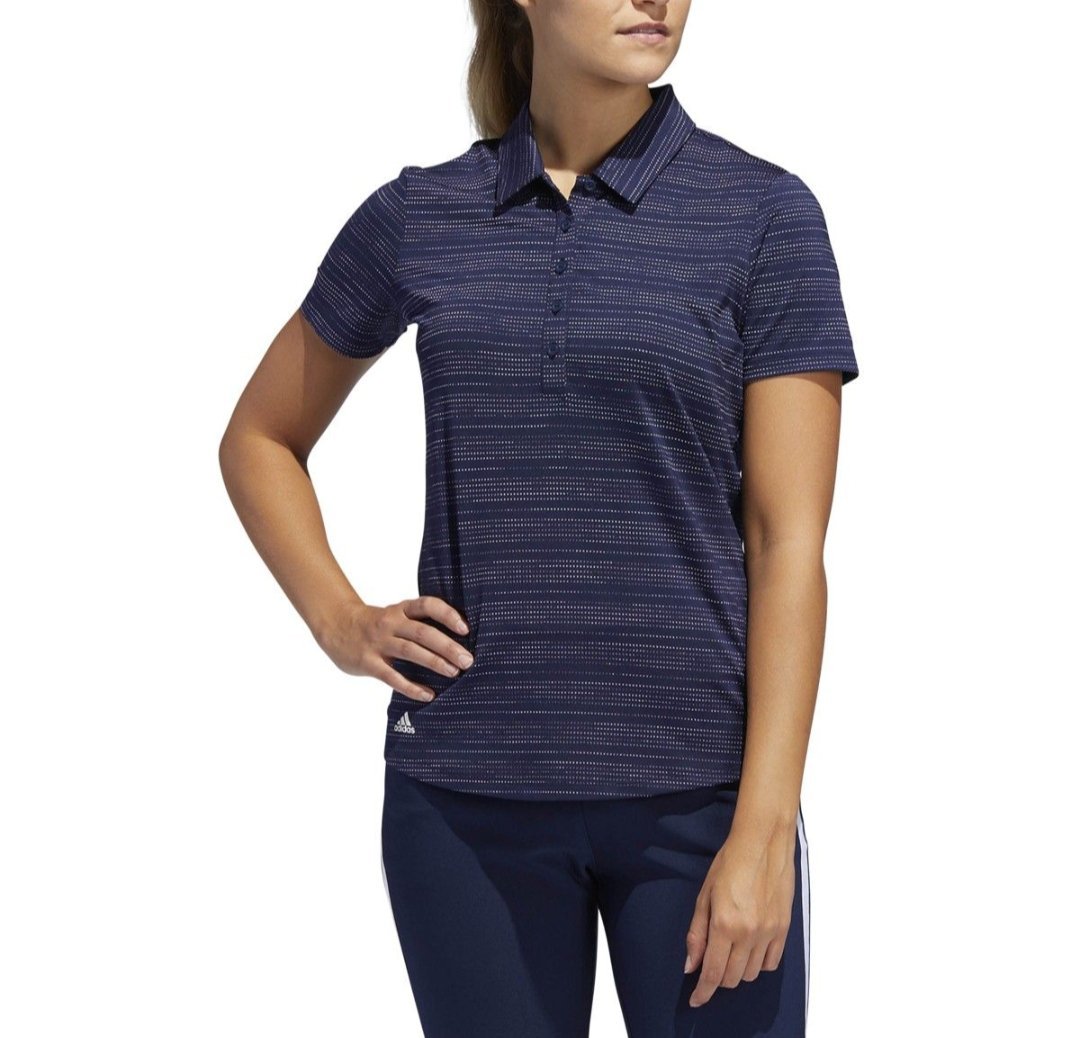ADIDAS polo microdot pour femme 