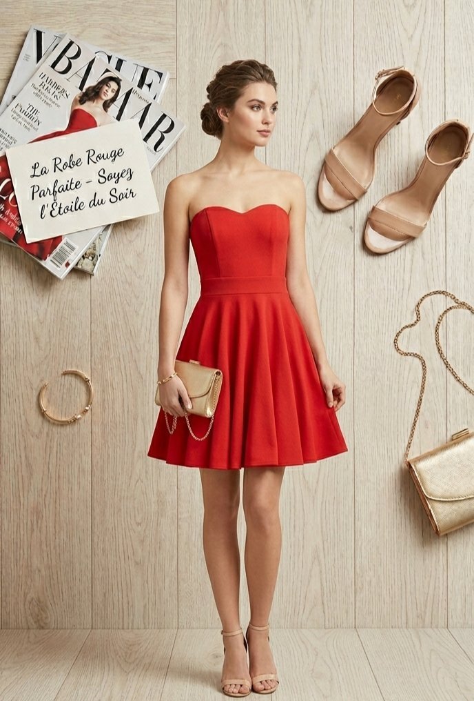 Robe rouge sexy