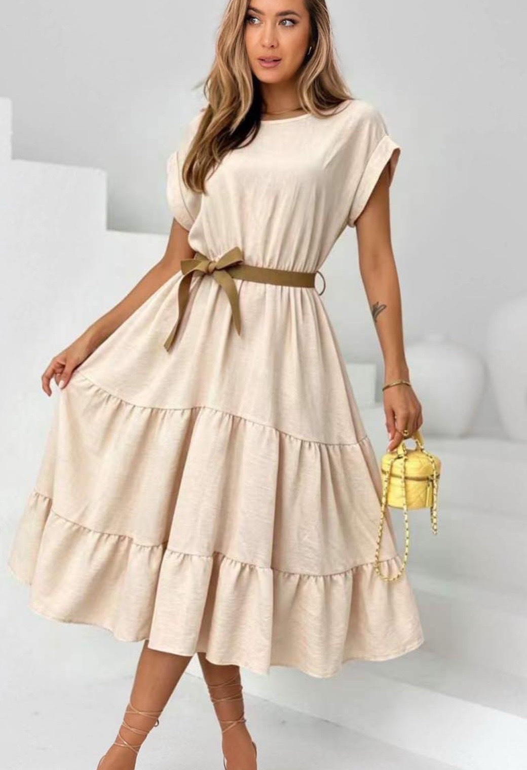 Robe beige 