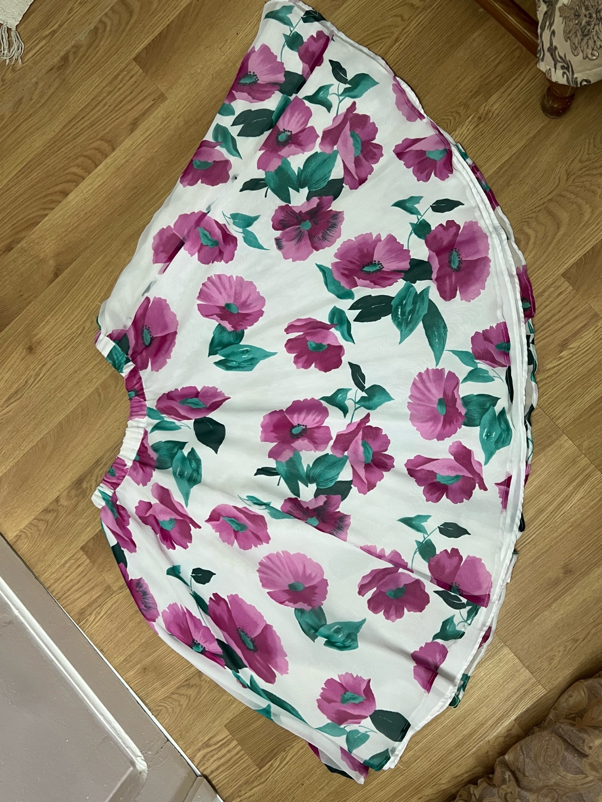 Jupe cloche fleurit 