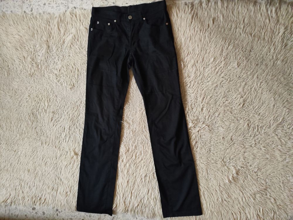 Pantalon noir coupe straight Trussardi