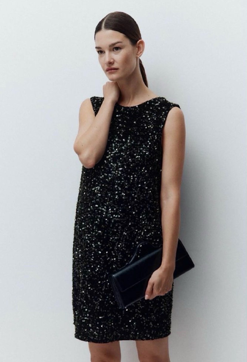 Robe Sequin Noir🖤