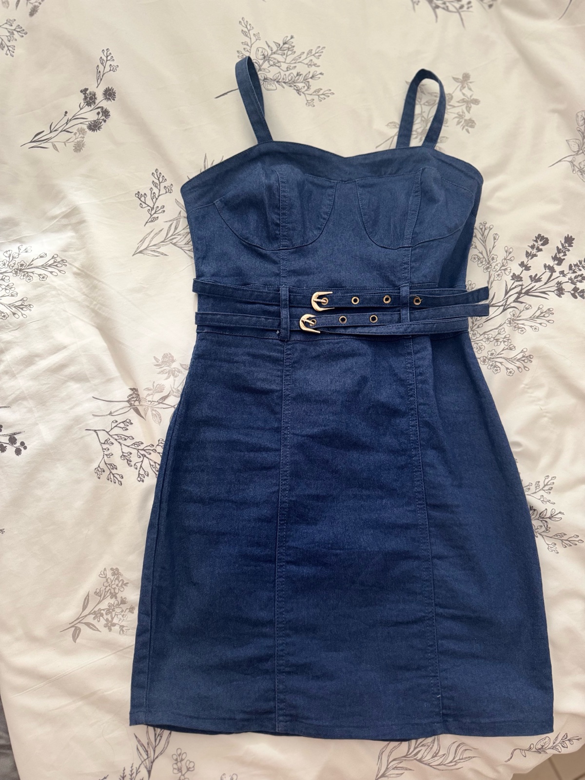 Robe courte Denim