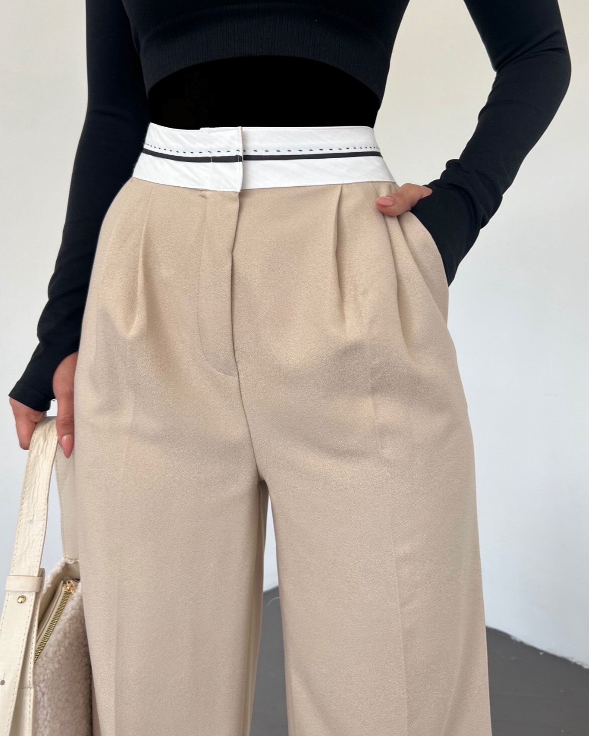 Pantalon large Vero Moda