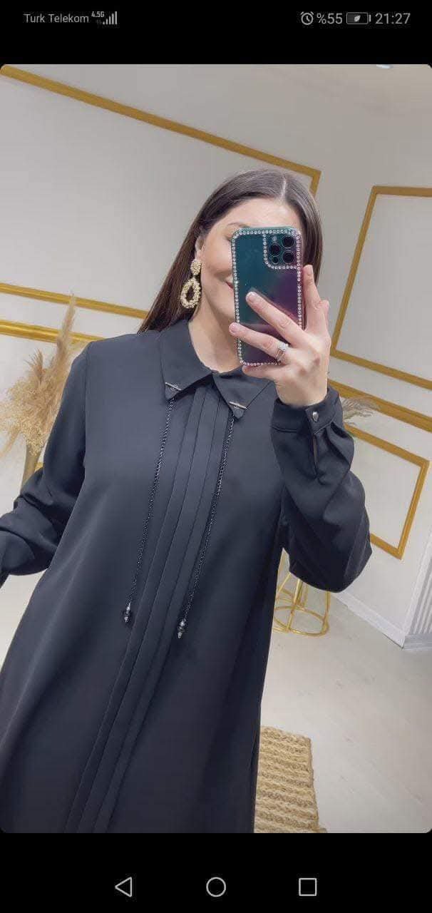 Chemise noir femme