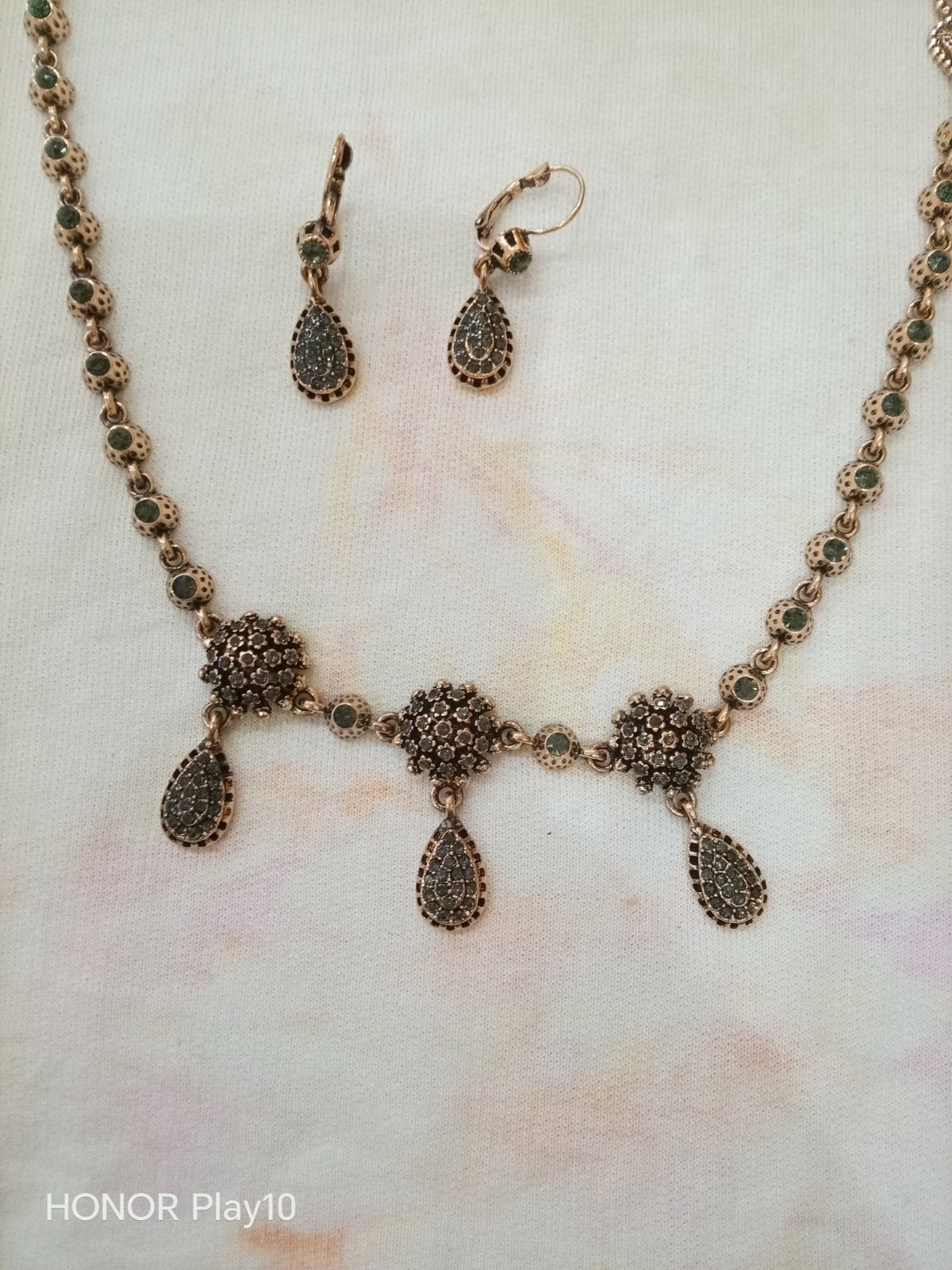 Parure traditionnel plaque or inoxydable 