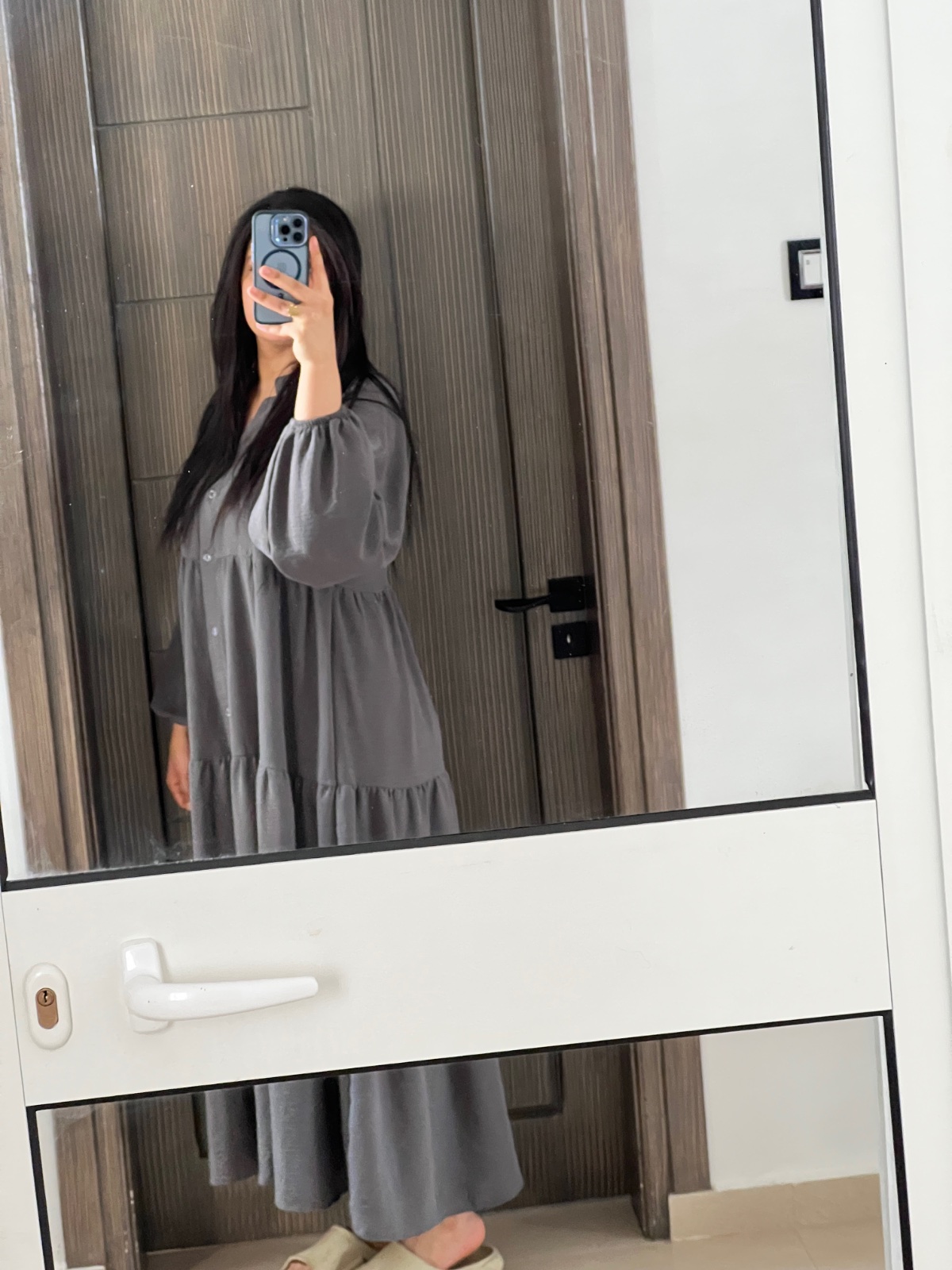 Robe grise taille 38