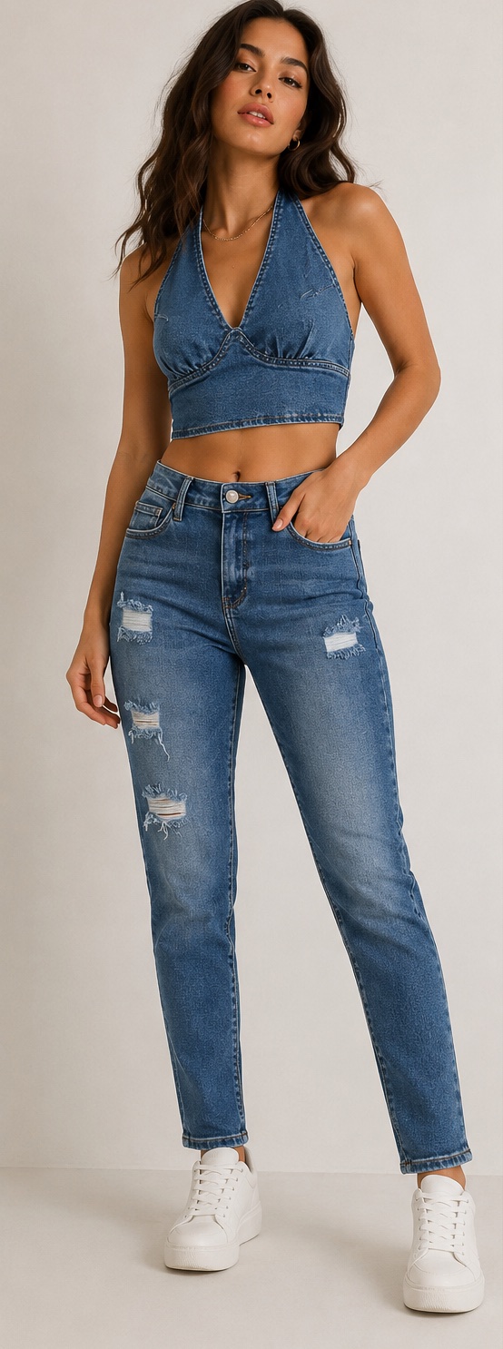 Tenue denim 2 pièces Trend Style