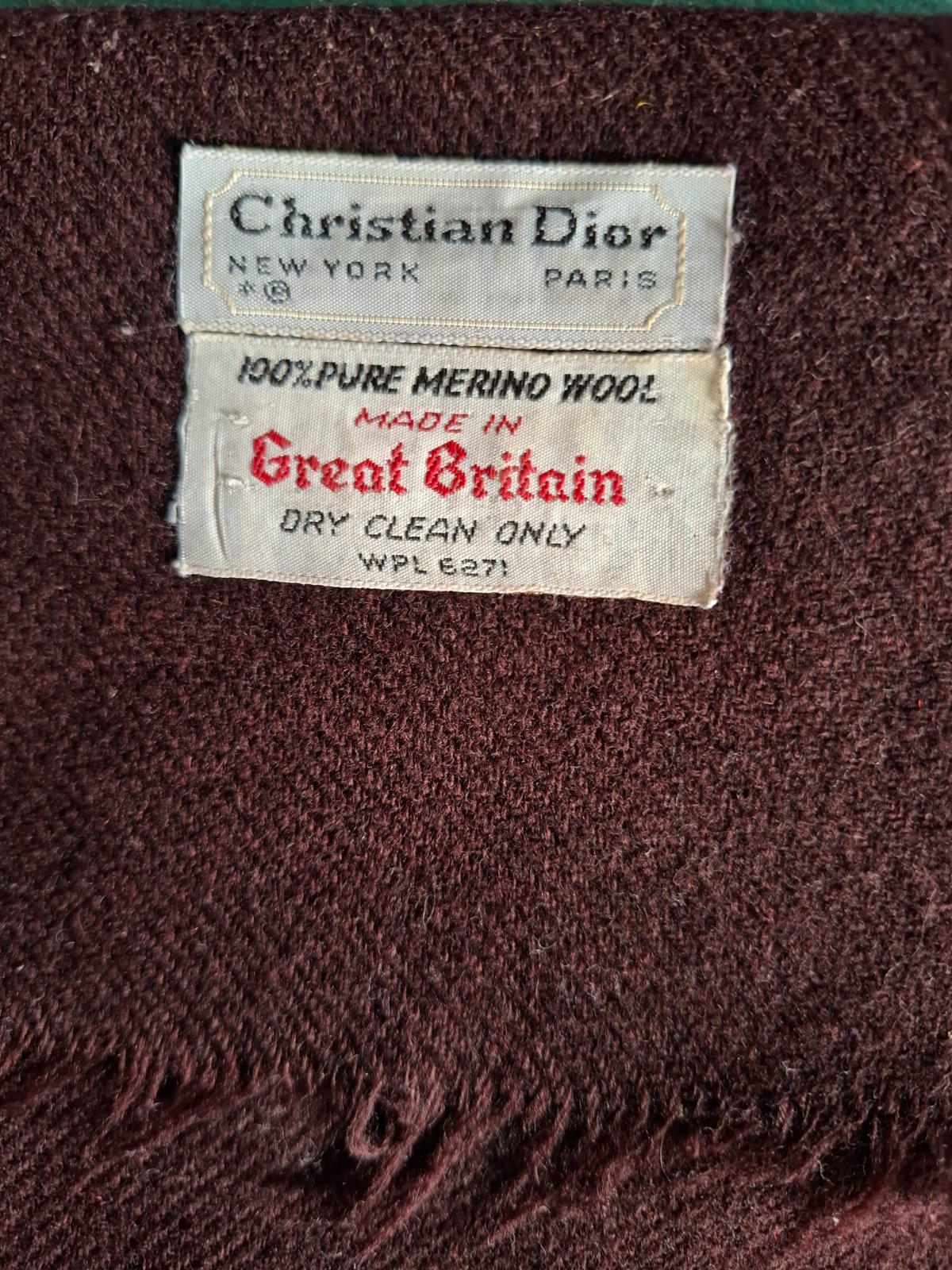 Echarpe vintage christian dior 