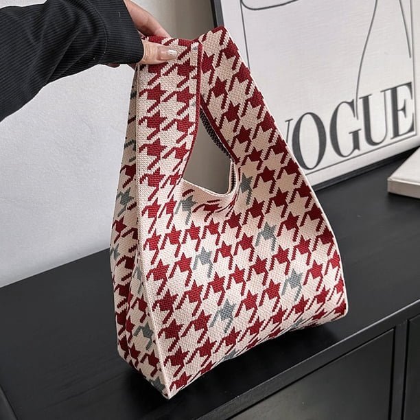 Tote bag pied de coq