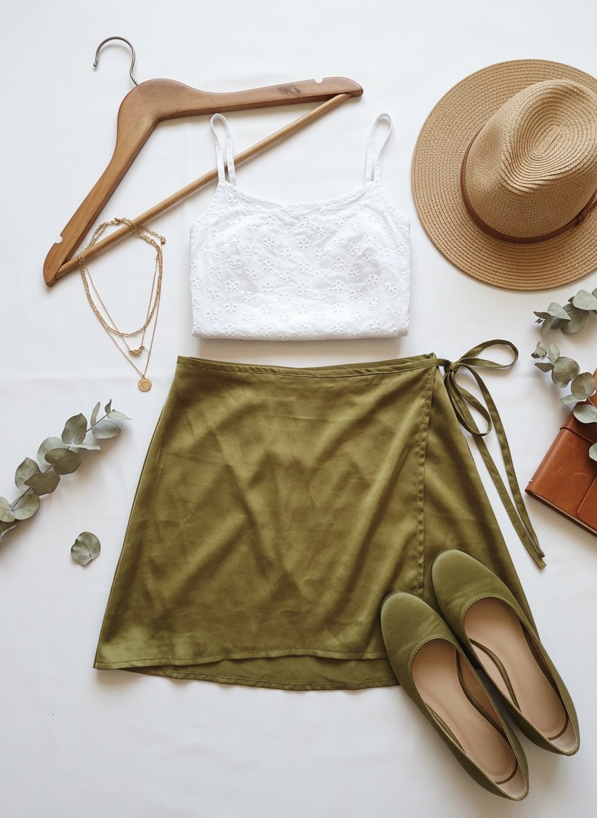 Jupe portefeuille neuf pull&bear