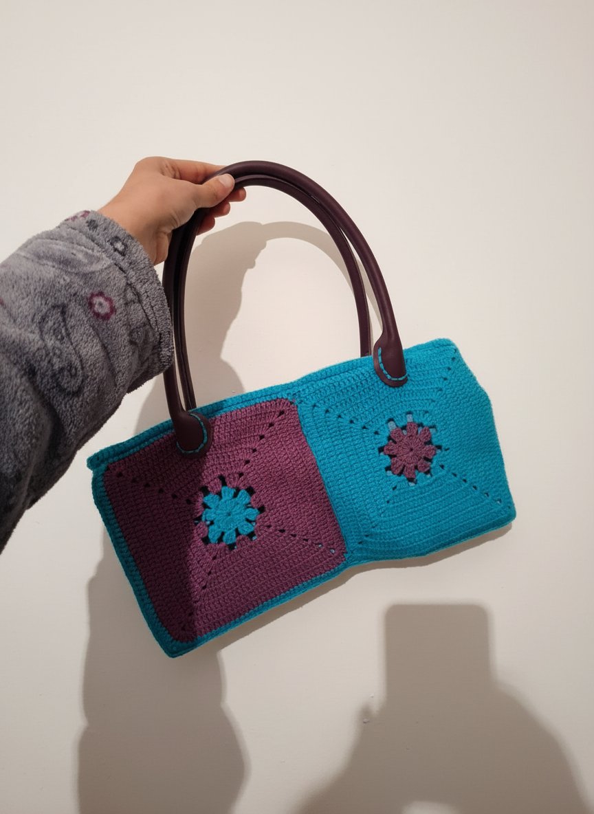 Sac a main en crochet