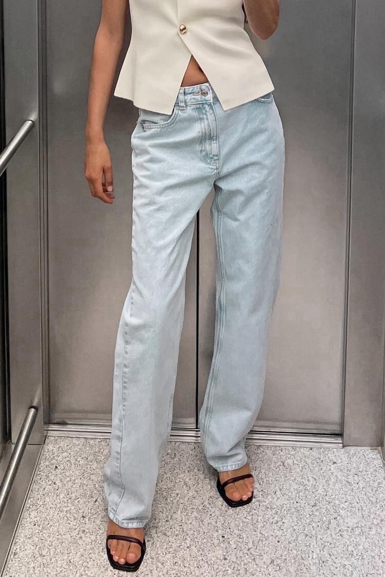 Pantalon en jean zara neuf