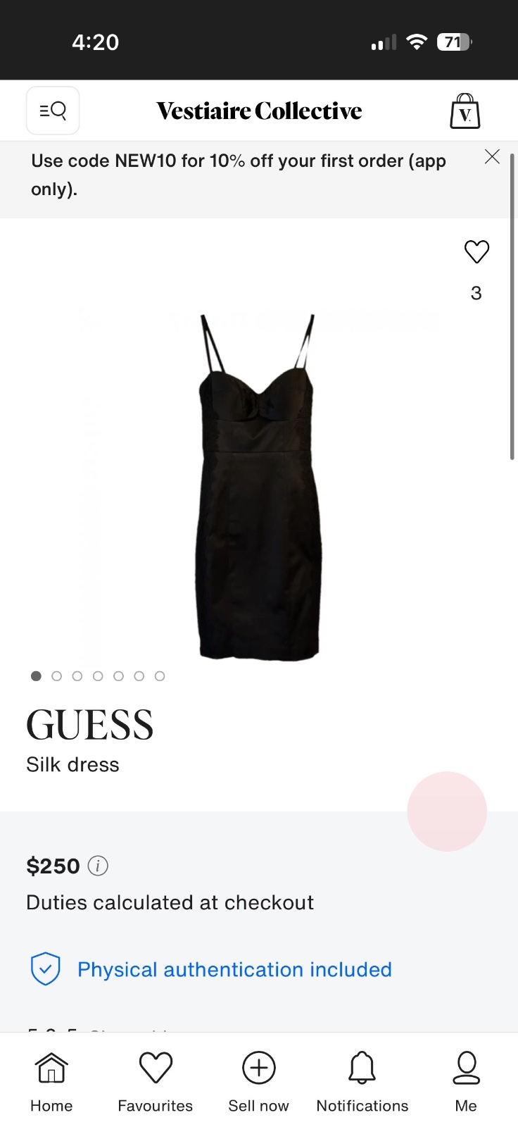 Robe guess tres sexy authentique 