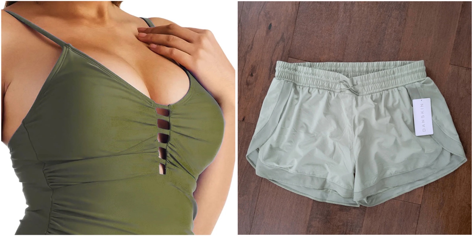 Lot : short + top 💚