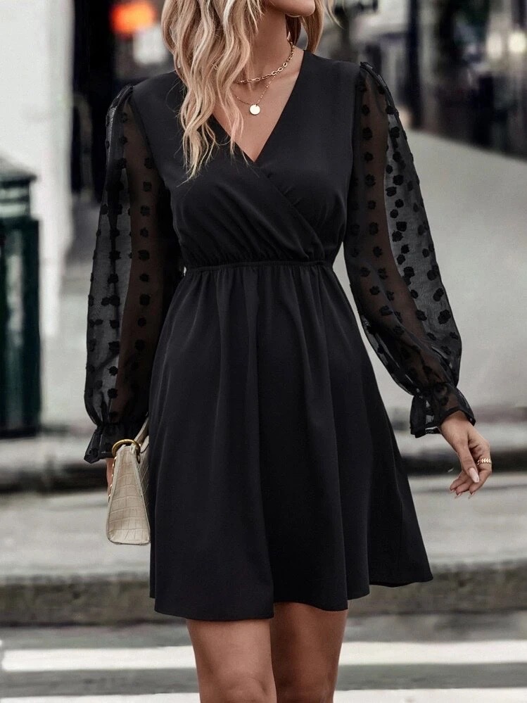 Robe noir elegante 