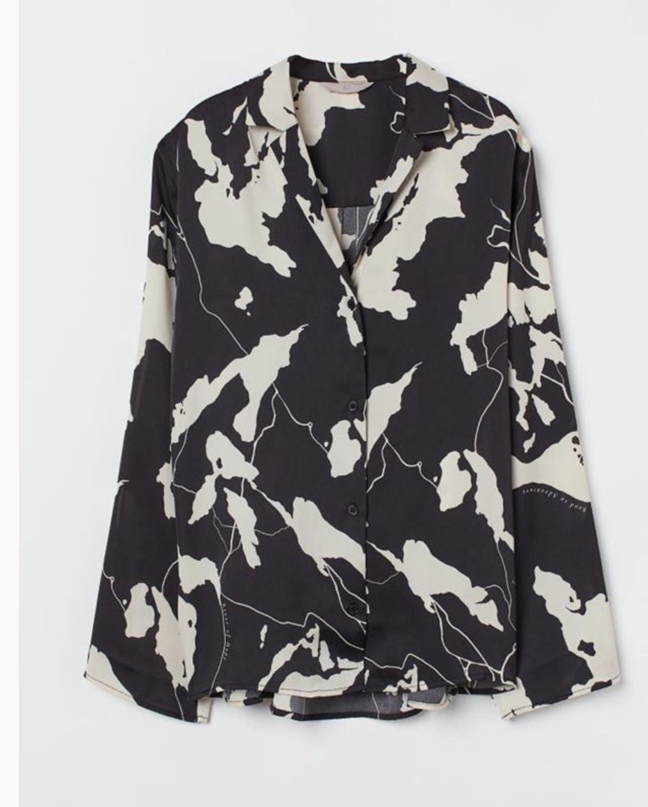 Chemise h&m satin 