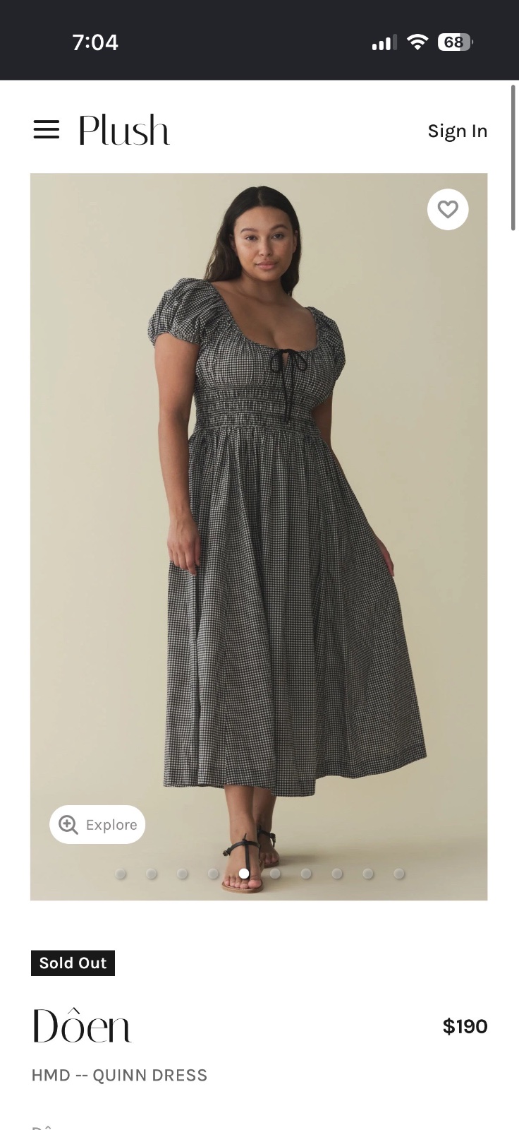 Robe Doen neuve