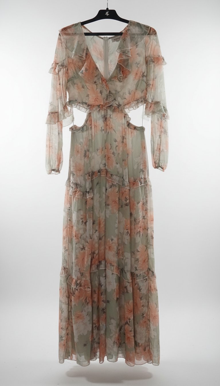 ​Robe Maxi Fleurie - Golden Days Paris - NEUVE
