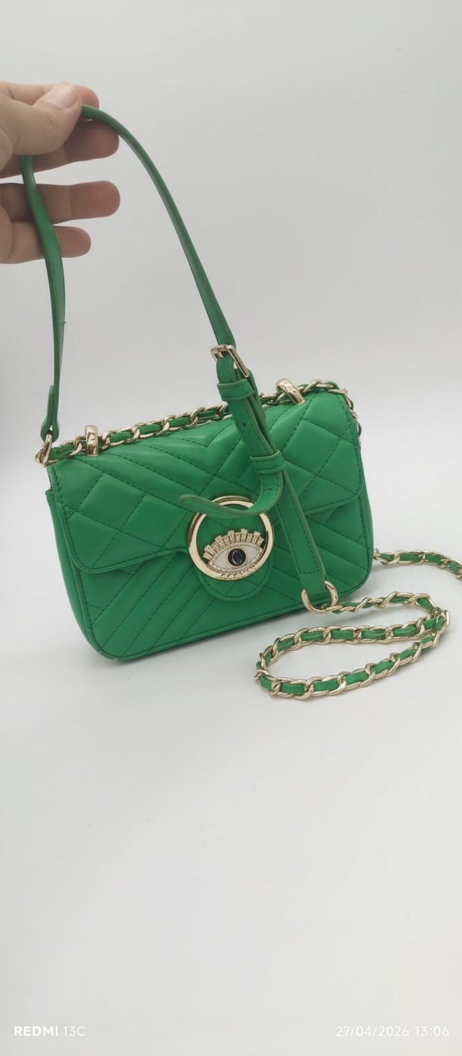 Sac vert  de la marque strass