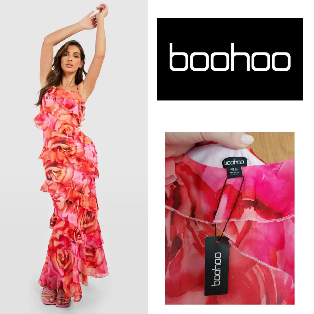 Robe longue boohoo