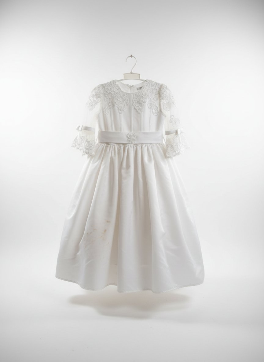 Robe blanche fillette 