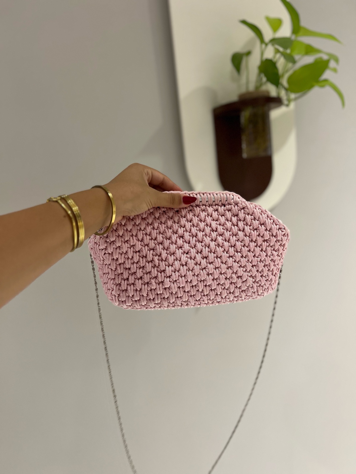 Pink Clutch bag 
