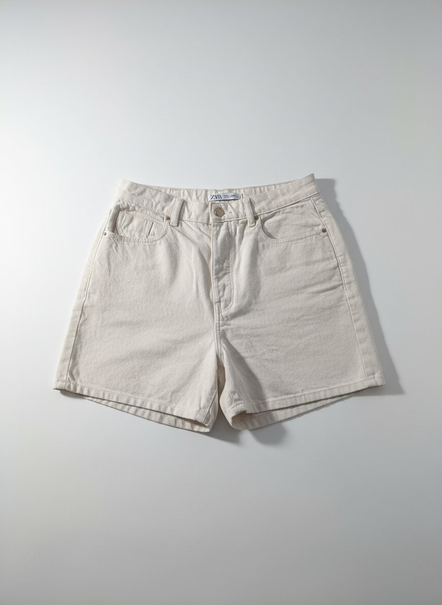 Short en denim baige