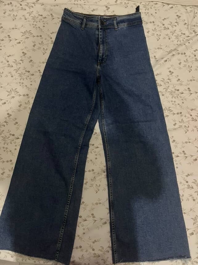 Pantalon djean large 