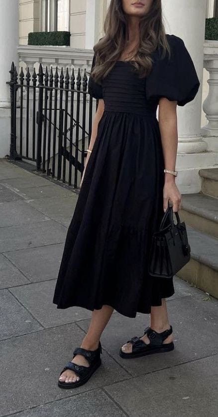 Robe maxi noir 