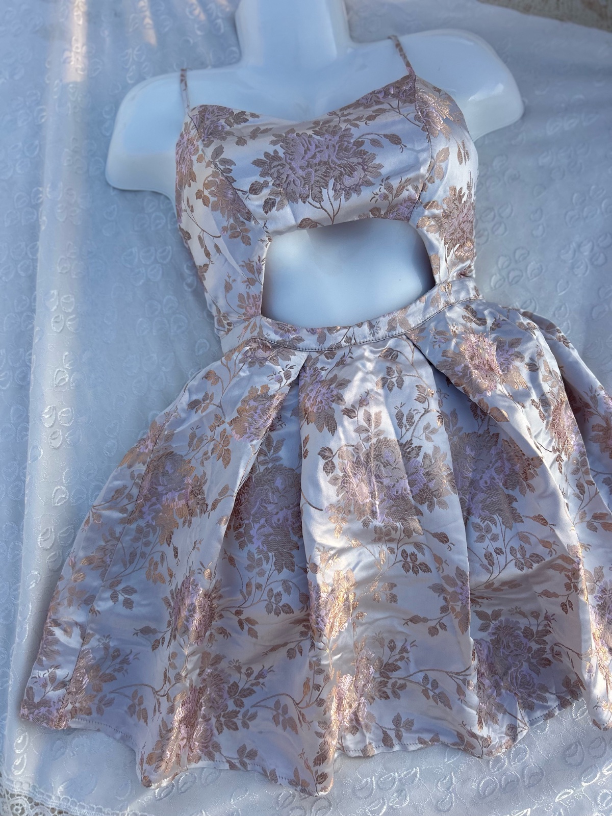 Robe effet satiné