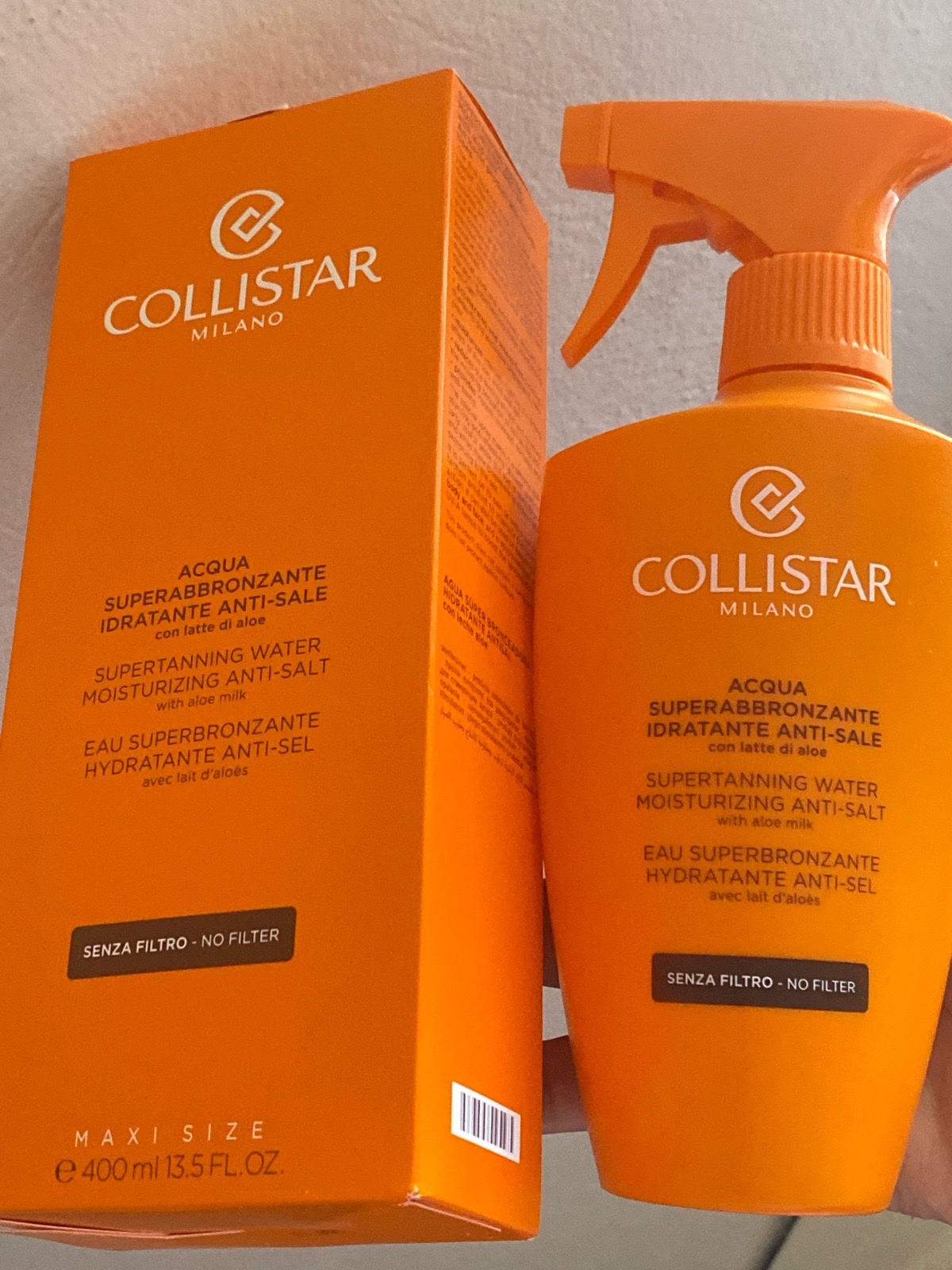 Eau superbronzante hydratante anti-sel
