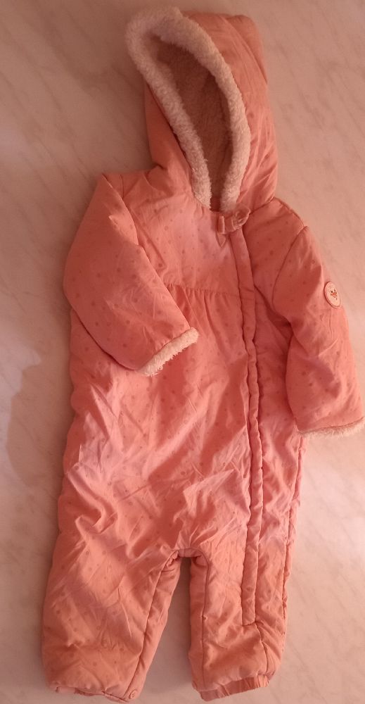 Manteau Combipilote rose poudré 