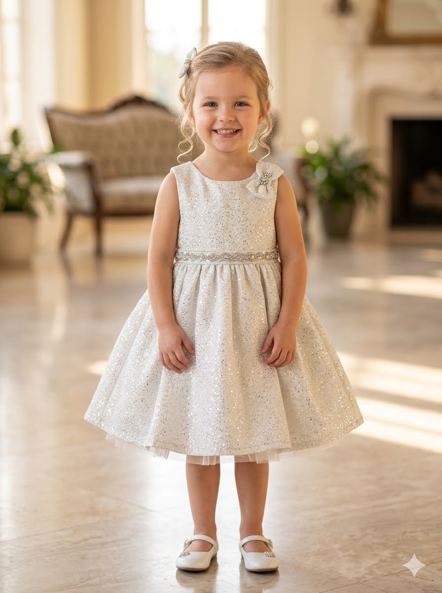 Super Robe Cérémonie Ecru
