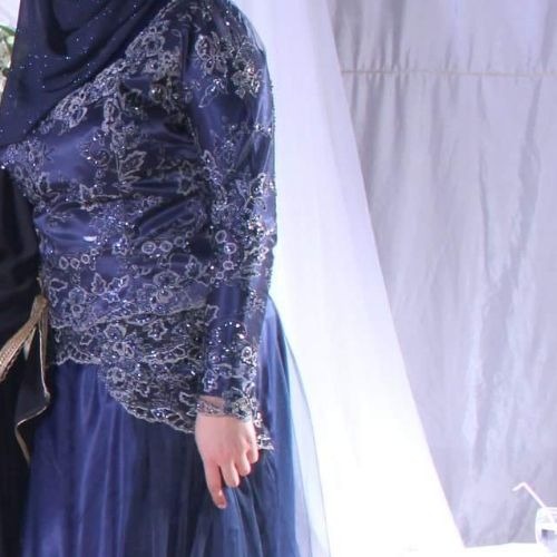Robe de soirée bleu nuit Super Chic