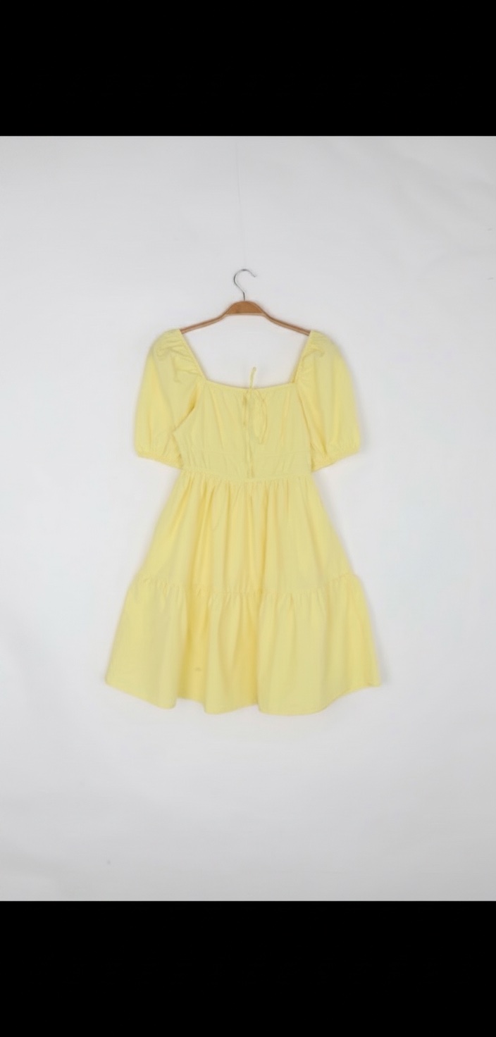Robe d'été couleur jaune pastel 💛