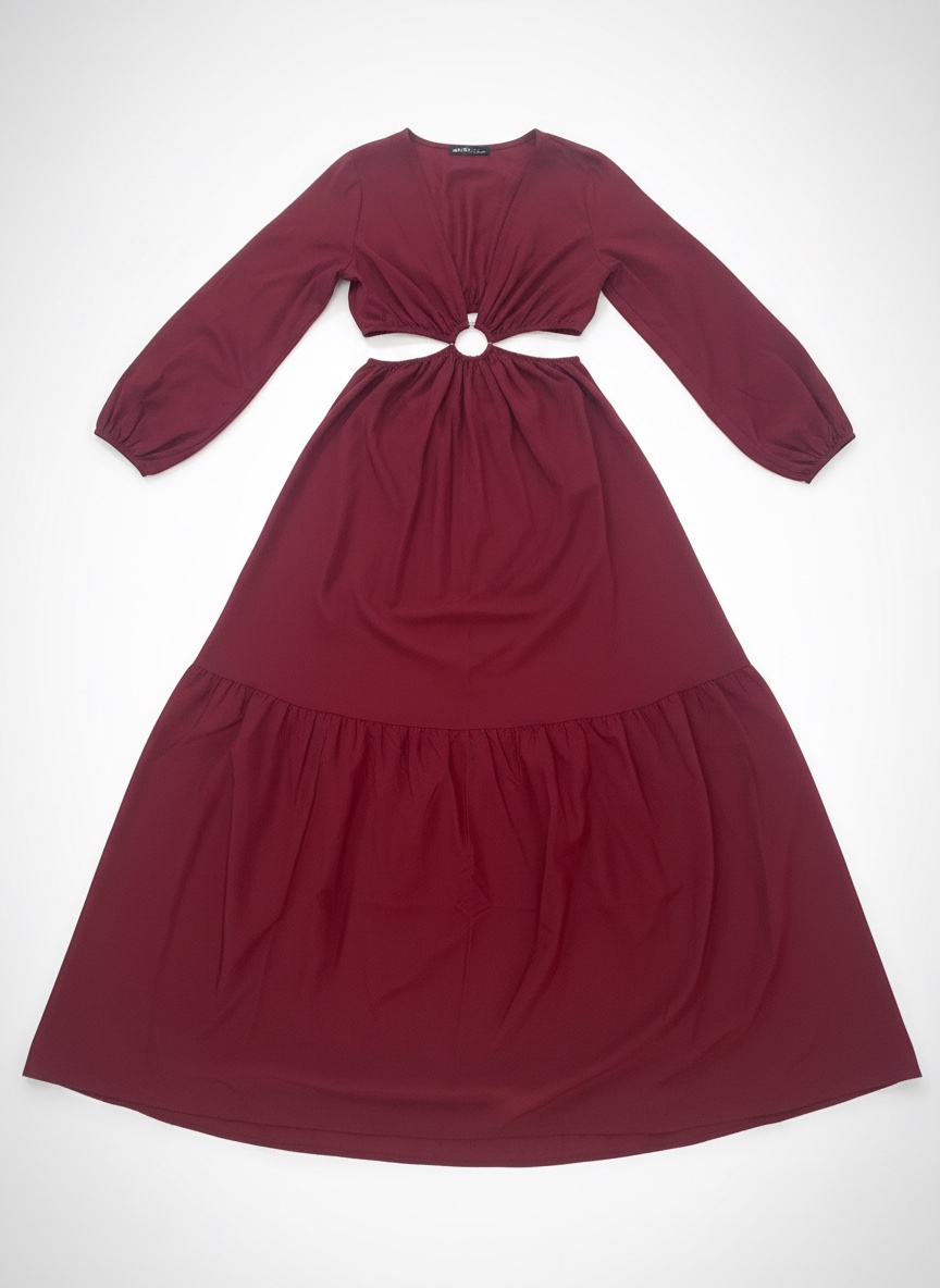Robe shein rouge bourdoux