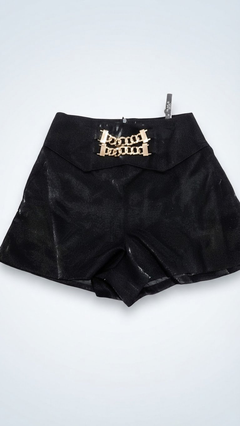 Jupe-short noire chic