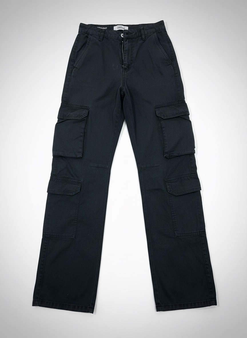 Jean noir, huit poches À la mode
