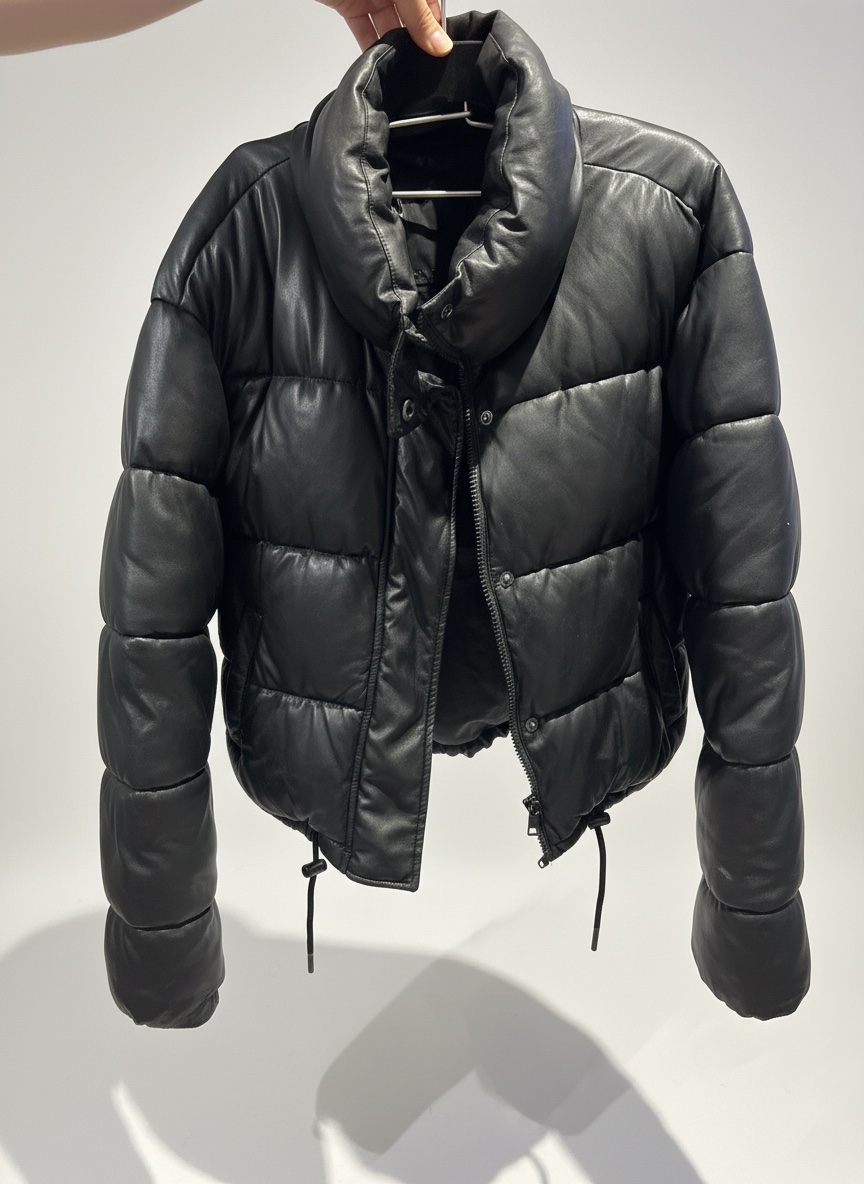 Manteau en cuir