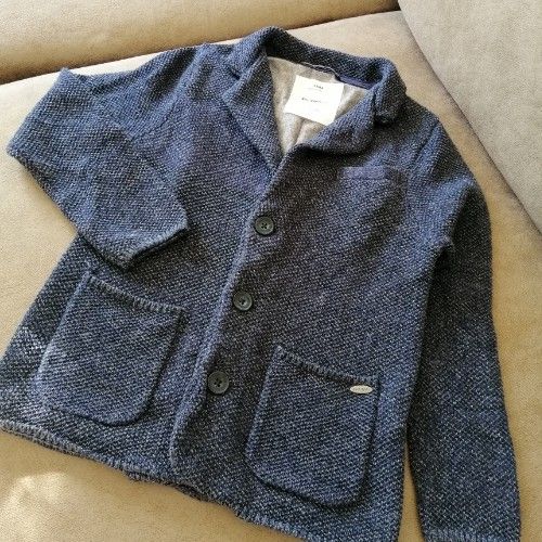 Veste Zara bleu gris 6-7 ans
