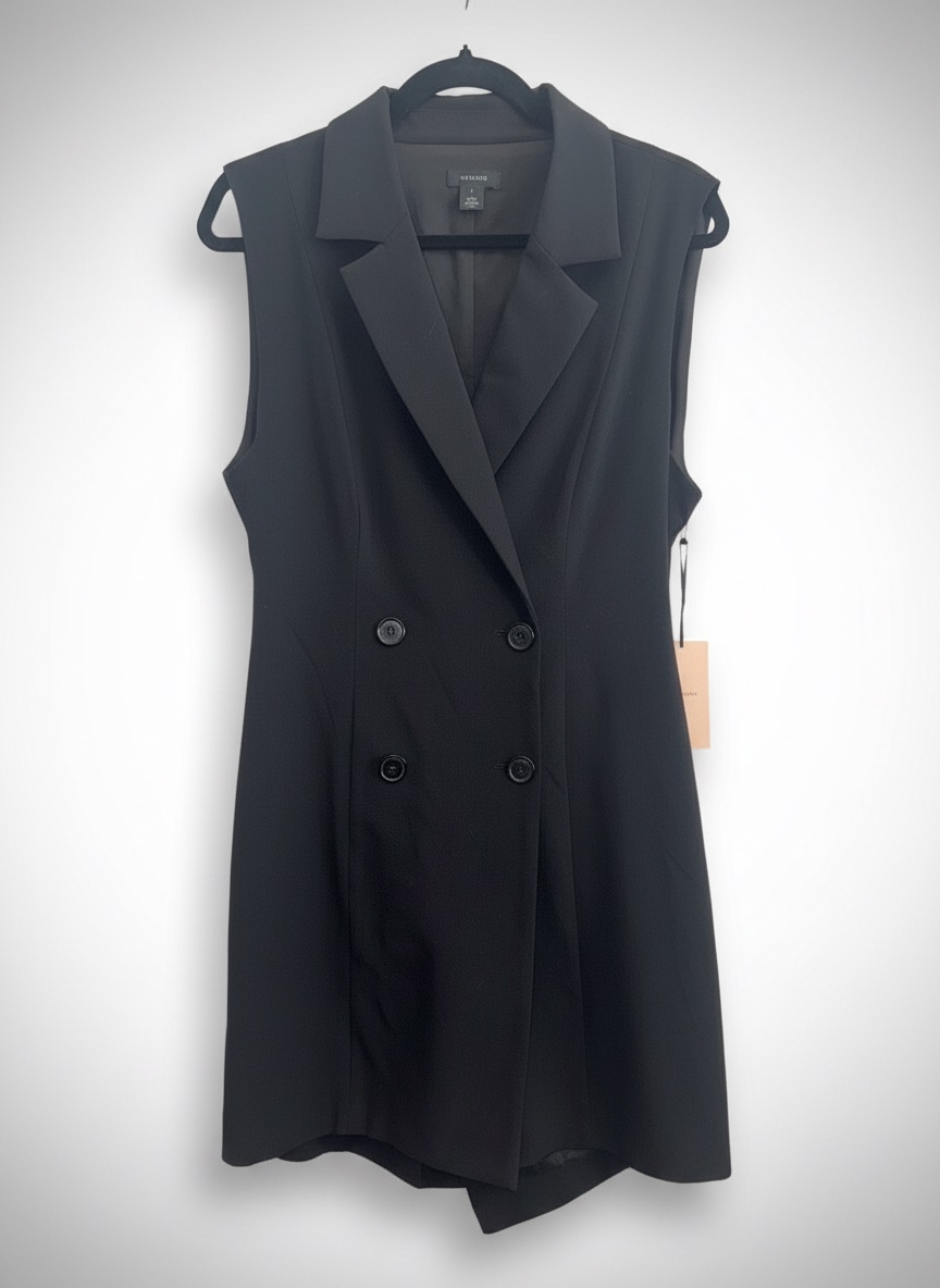 Blazer noir sans manches