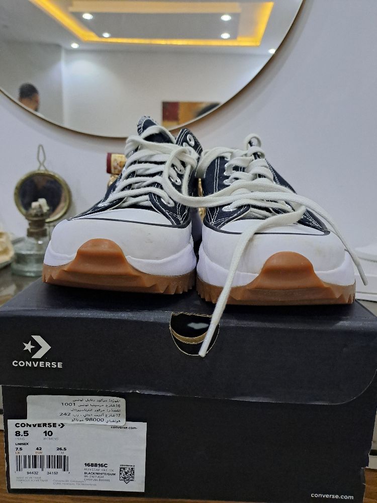 Converse run star hike platform high