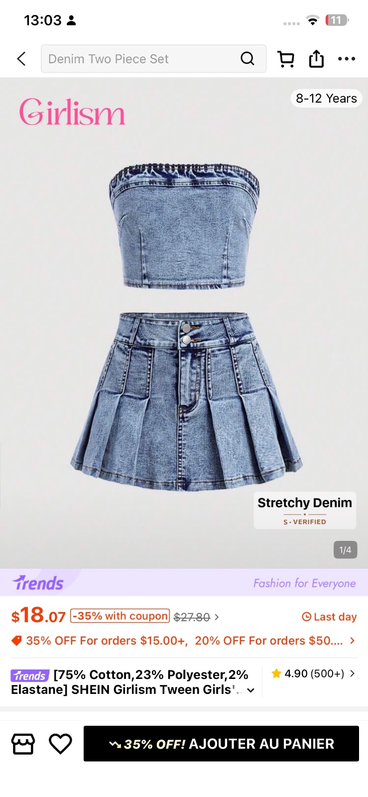Set jean 