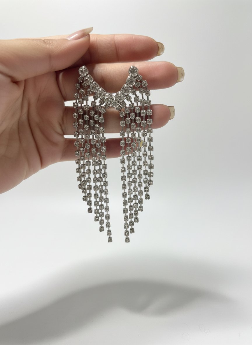 Boucles d'oreilles strass de la marque Koton